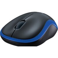 Мышь Logitech M185 (черный/синий) - Изображение №3 — Chaika Market