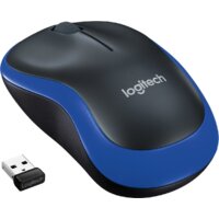 Мышь Logitech M185 (черный/синий) - Изображение №2 — Chaika Market