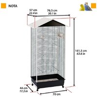 Клетка Ferplast Nota 56115423 - Изображение №2 — Chaika Market