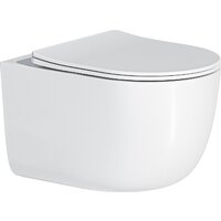 Унитаз подвесной Roxen Vortex в комплекте с инсталляцией StounFix Dual Fresh 6 в 1 966175 (кнопка: серый бетон) - Изображение №5 — Chaika Market
