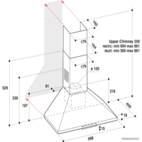 Кухонная вытяжка Whirlpool AKR 685/1 IX - Изображение №3 — Chaika Market