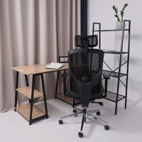 Офисное кресло AksHome Magnus (сетка, черный/алюминий) - Изображение №15 — Chaika Market