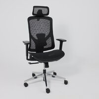 Офисное кресло AksHome Magnus (сетка, черный/алюминий) - Изображение №25 — Chaika Market