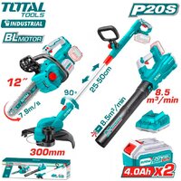  Total TOSLI241189 (цепная пила, триммер, воздуходувка, 2 АКБ) — Chaika Market