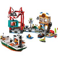 Конструктор LEGO City 60422 Морской порт с грузовым судном - Изображение №4 — Chaika Market