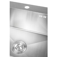 Кухонная мойка Saniteco 6045 + Spike F9S07000 (хром, с сифоном, дозатором и коландером) - Изображение №11 — Chaika Market