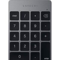 Цифровой блок Satechi Aluminum Slim Rechargeable Bluetooth Keypad (серый космос) — Chaika Market