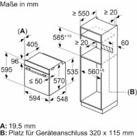 Электрический духовой шкаф Bosch Serie 2 HBA571BB4 - Изображение №5 — Chaika Market