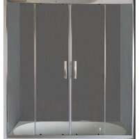 Стеклянная шторка для ванны Pelican SSW02415+BP70 (c боковой стенкой) — Chaika Market