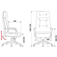 Офисное кресло Бюрократ DAO (белый) - Изображение №6 — Chaika Market