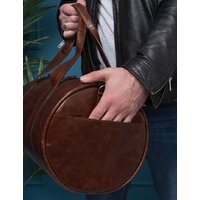 Дорожная сумка Carlo Gattini Premium Faenza 4033-02 (коричневый) - Изображение №12 — Chaika Market