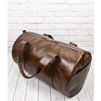 Дорожная сумка Carlo Gattini Premium Faenza 4033-02 (коричневый) - Изображение №4 — Chaika Market