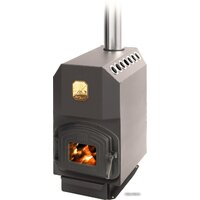 Свободностоящая печь-камин Теплодар ТОП модель 200 с чугунной дверцей — Chaika Market