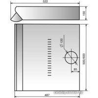 Кухонная вытяжка Elikor Davoline 60П-290-П3Л (черный) - Изображение №2 — Chaika Market