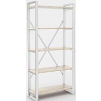 Стеллаж Hype Mebel Стандарт-2 50x170 (белый/древесина белая) - Изображение №1 — Chaika Market