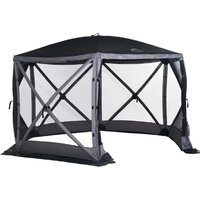 Кемпинговая палатка Wild Land Hub screen house 600 920003-0004-0024.SET (коричнево-бежевый, со стенками) - Изображение №4 — Chaika Market