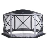 Кемпинговая палатка Wild Land Hub screen house 600 920003-0004-0024.SET (коричнево-бежевый, со стенками) - Изображение №5 — Chaika Market