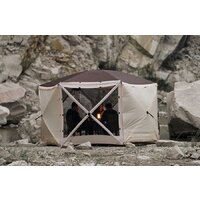 Кемпинговая палатка Wild Land Hub screen house 600 920003-0004-0024.SET (коричнево-бежевый, со стенками) - Изображение №12 — Chaika Market