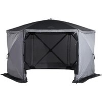 Кемпинговая палатка Wild Land Hub screen house 600 920003-0004-0024.SET (коричнево-бежевый, со стенками) - Изображение №7 — Chaika Market