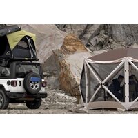 Кемпинговая палатка Wild Land Hub screen house 600 920003-0004-0024.SET (коричнево-бежевый, со стенками) - Изображение №10 — Chaika Market