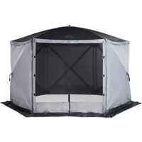 Кемпинговая палатка Wild Land Hub screen house 600 920003-0004-0024.SET (коричнево-бежевый, со стенками) - Изображение №6 — Chaika Market