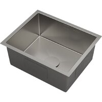 Кухонная мойка Roxen Uno 560210-54 под столешницу сатин/матовая поверхность (ролл-мат, дозатор, сифон) - Изображение №4 — Chaika Market