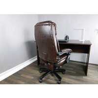 Офисное кресло Меб-ФФ MF-3028 (коричневый) - Изображение №8 — Chaika Market