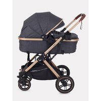 Универсальная коляска Rant Basic Pulsar Gold RA160 (2 в 1, grey) - Изображение №5 — Chaika Market