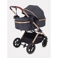 Универсальная коляска Rant Basic Pulsar Gold RA160 (2 в 1, grey) - Изображение №3 — Chaika Market