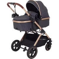 Универсальная коляска Rant Basic Pulsar Gold RA160 (2 в 1, grey) — Chaika Market