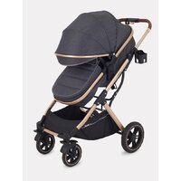 Универсальная коляска Rant Basic Pulsar Gold RA160 (2 в 1, grey) - Изображение №9 — Chaika Market
