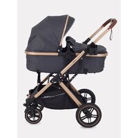 Универсальная коляска Rant Basic Pulsar Gold RA160 (2 в 1, grey) - Изображение №4 — Chaika Market