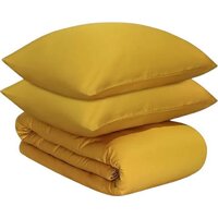 2-спальный комплект постельного белья Tkano Essential TK24-DC0044 (горчичный) — Chaika Market