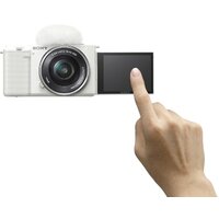 Беззеркальный фотоаппарат Sony ZV-E10L Kit 16-50mm (белый) - Изображение №12 — Chaika Market