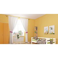 Кровать-тахта Мебельград Соня вариант 2 (массив сосны белый) - Изображение №2 — Chaika Market