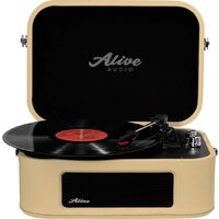 Виниловый проигрыватель Alive Audio Stories (бежевый) — Chaika Market