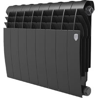 Биметаллический радиатор Royal Thermo Biliner B 350 Черный - 10 секций — Chaika Market