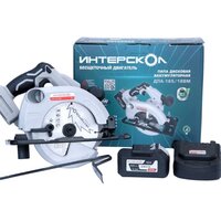 Дисковая (циркулярная) пила Интерскол ДПА-165/18ВМ 762.4.1.70 (с 1-им АКБ) — Chaika Market