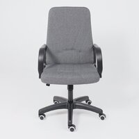 Офисное кресло AksHome Менеджер PL Leto 68 (ткань, темно-серый) - Изображение №9 — Chaika Market