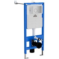 Унитаз подвесной Roxen Cube Bidet One Rimless 6 в 1 StounFix Dual Fresh 521082 (кнопка: хром) - Изображение №2 — Chaika Market