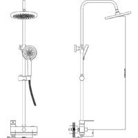 Душевая система  Lauter Brook 21CK691C-24 - Изображение №2 — Chaika Market