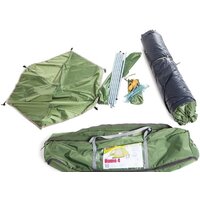 Треккинговая палатка BTrace Home 4 (зеленый/песочный) - Изображение №7 — Chaika Market