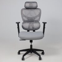 Офисное кресло AksHome Pascal (ткань/сетка, серый) - Изображение №6 — Chaika Market