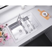 Кухонная мойка ZorG GS 7850-2 (белый) - Изображение №6 — Chaika Market