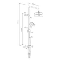 Душевая система  Damixa Origin Bit 977700300 - Изображение №8 — Chaika Market