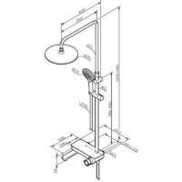 Душевая система  AM.PM Like F0780700 - Изображение №13 — Chaika Market