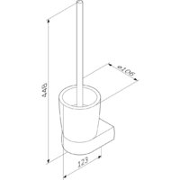 Ершик для унитаза AM.PM Sensation A3033300 - Изображение №6 — Chaika Market