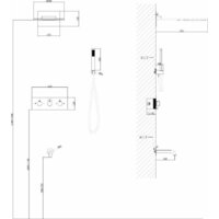 Душевая система  Abber Wasser Kreis AF8150NG - Изображение №3 — Chaika Market