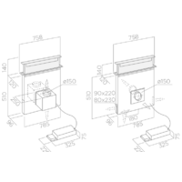 Кухонная вытяжка Elica Pandora BL/F/90 [PRF0120979] - Изображение №5 — Chaika Market
