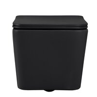 Унитаз подвесной Abber Rechteck AC1201MB-AC0105-AC0121 (с кнопкой смыва) - Изображение №5 — Chaika Market